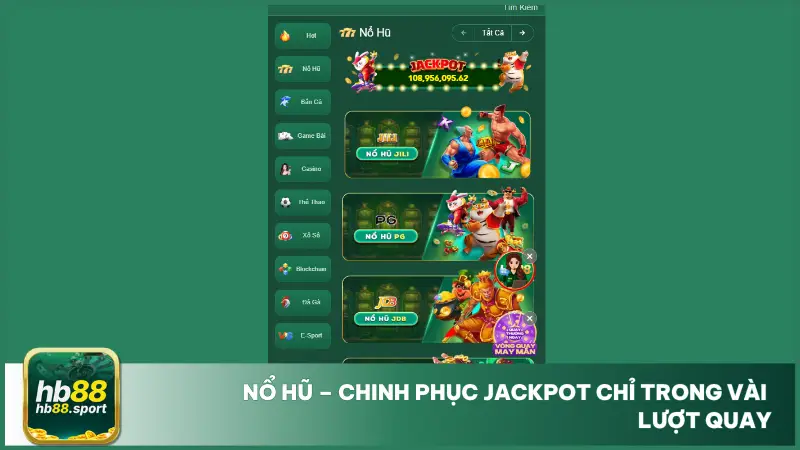 HB88 Trang Chủ HB88.COM – LINK ĐĂNG NHẬP CHÍNH THỨC 31 Nổ hũ tại hb88 nổi bật với các tựa game đình đám